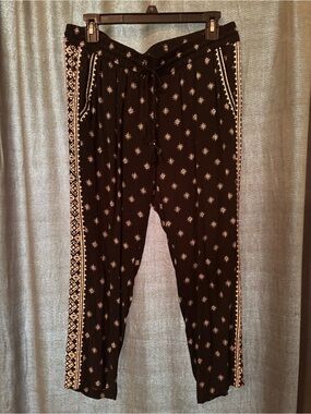 Boho Ankle Length Flowy Pant